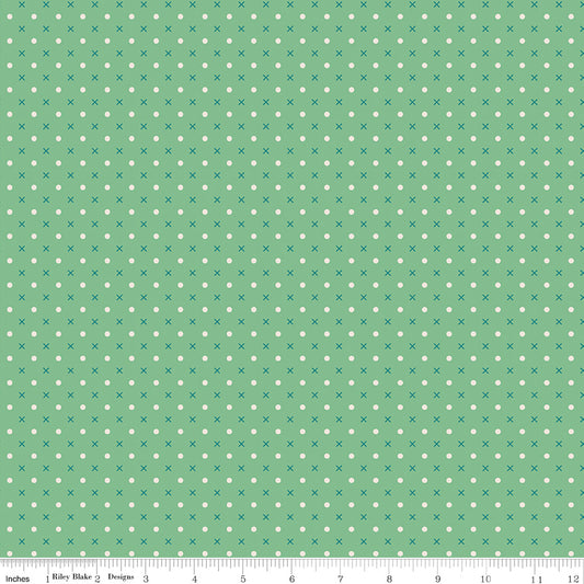 Bee Dots Mary Leaf Lori Holt for Riley Blake Designs