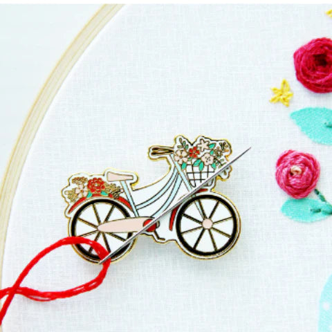 Vintage Bicycle Magnetic Needle Minder by Flamingo Toes