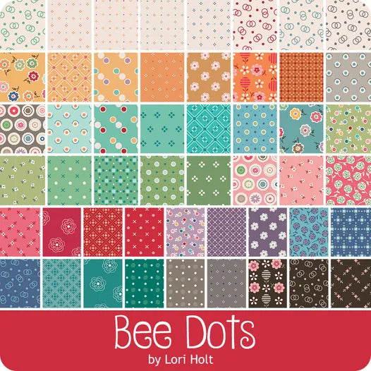 Bee Dots Fat Quarter Bundle Lori Holt for Riley Blake Designs