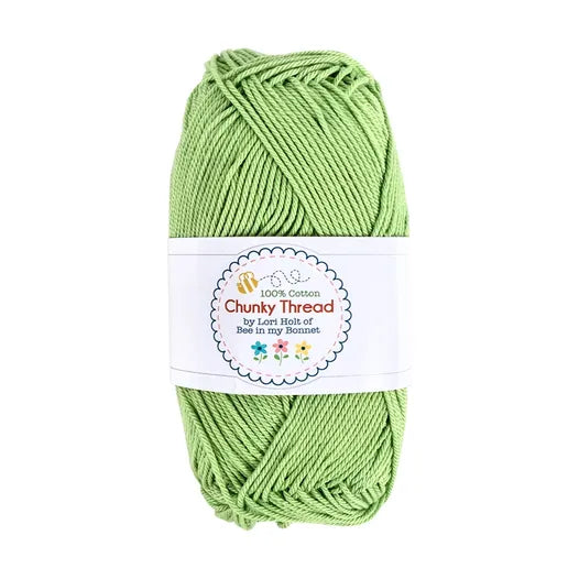 Spring Green Chunky Crochet Thread Lori Holt of Bee in my Bonnet