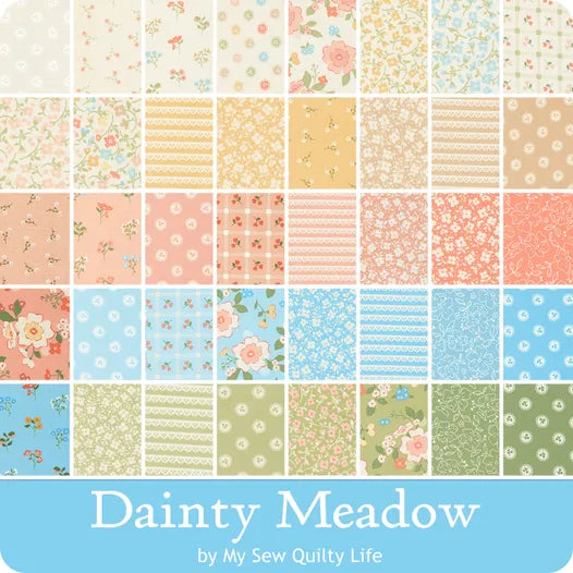 Dainty Meadow Charm Pack My Sew Quilty Life for Moda Fabrics