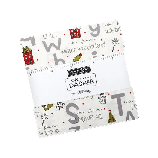 On Dasher Charm Pack Sweetwater for Moda Fabrics