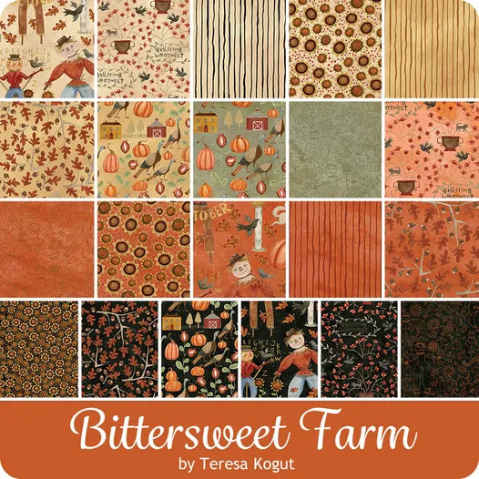 Bittersweet Farm Fat Quarter Bundle Teresa Kogut for Riley Blake Designs