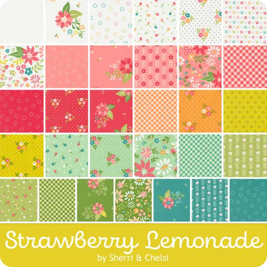 Strawberry Lemonade Charm Pack Sherri & Chelsi for Moda Fabrics