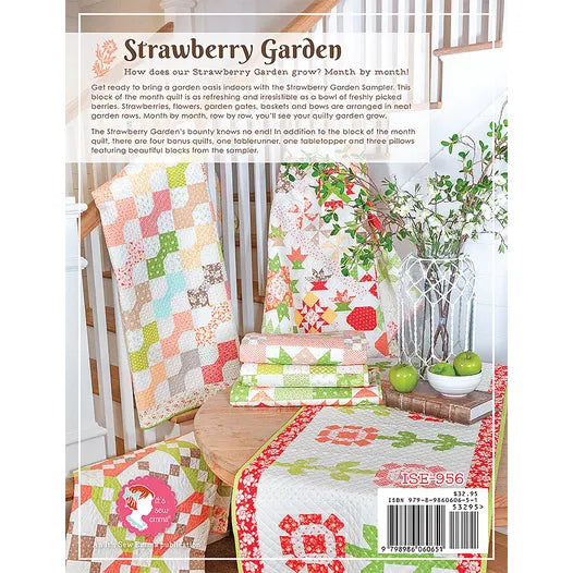 Strawberry Garden Quilt Book Joanna Figueroa of Fig Tree Quilts